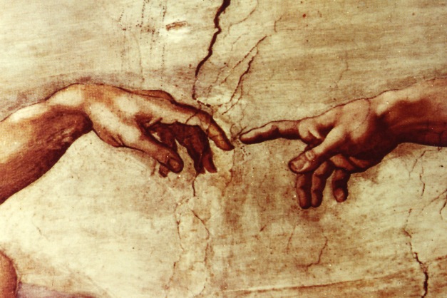 The Creation of Man by Michelangelo Sistine Chapel